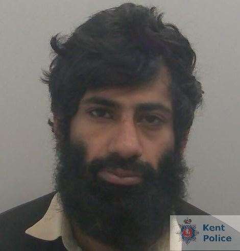 Abid Rafiq, 38, of Hampton Crescent, Gravesend, admitted robbery and was sentenced to five years and seven months in prison. Picture: Kent Police