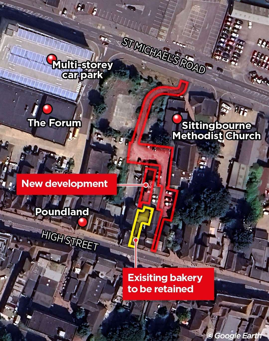 The site location of the A.E. Barrow & Sons Ltd plans