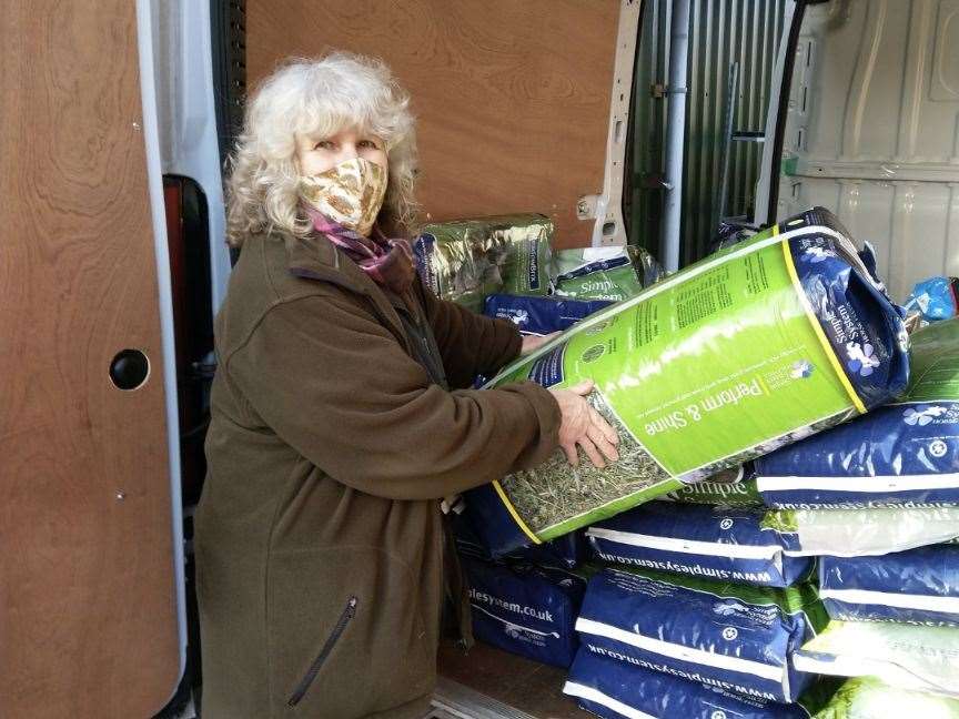 Sue Lyndsell runs Chilham Feeds and says the road closures are "ridiculous"
