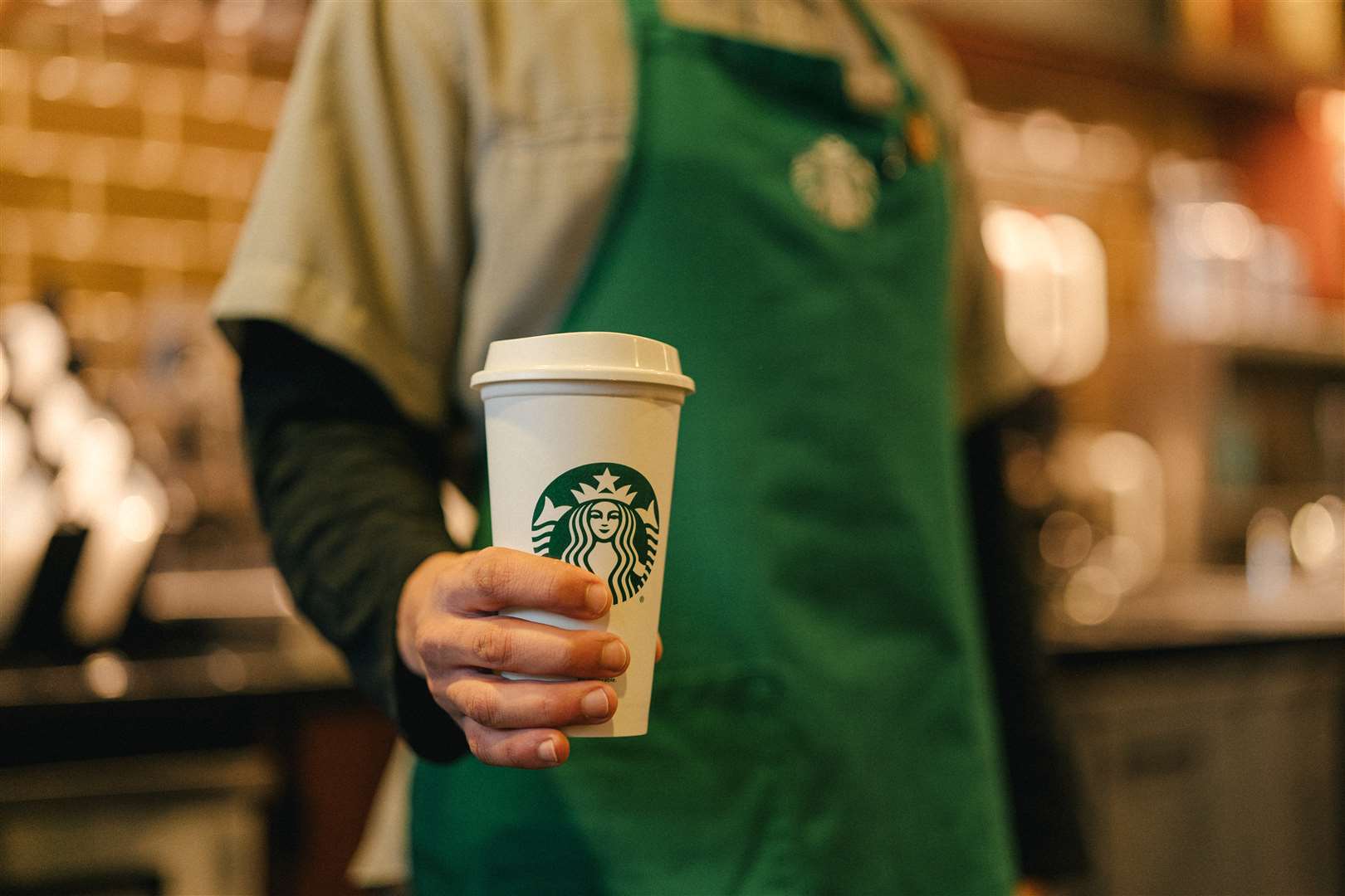 Starbucks said it has been testing its operations behind closed doors (Starbucks/PA)