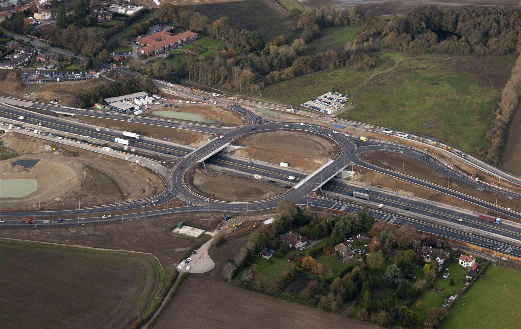 Junction 10a opened in October last year. Picture: Ady Kerry
