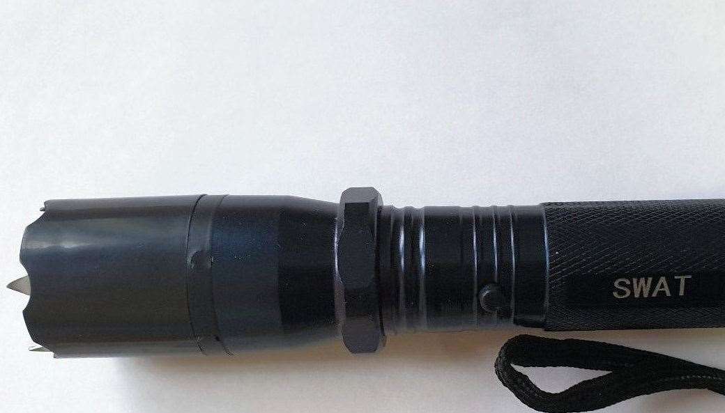 The weapon had been disguised as a flashlight. Picture: Kent Police