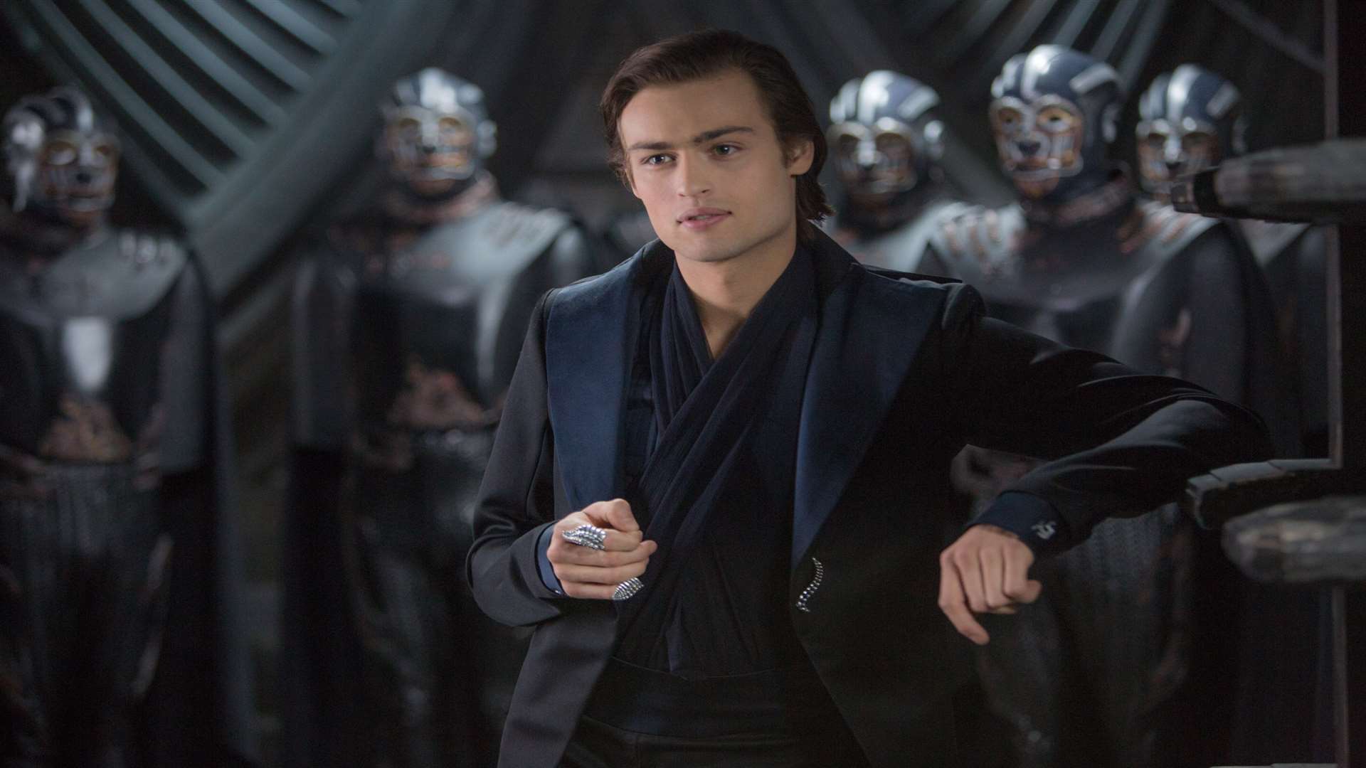Jupiter Ascending, with Douglas Booth as Titus Abrasax. Picture: PA Photo/Warner Bros/Murray Close