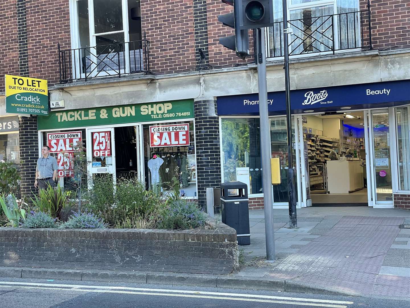 The shop's closure will leave a space next to Boots on the High Street