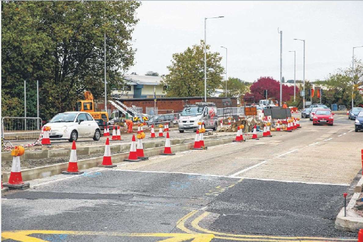 Work on the gyratory system began in June