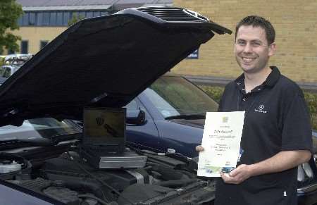 Billy Hammell has become a Master Technician on the Motor Industry's Automotive Technician Accreditation register