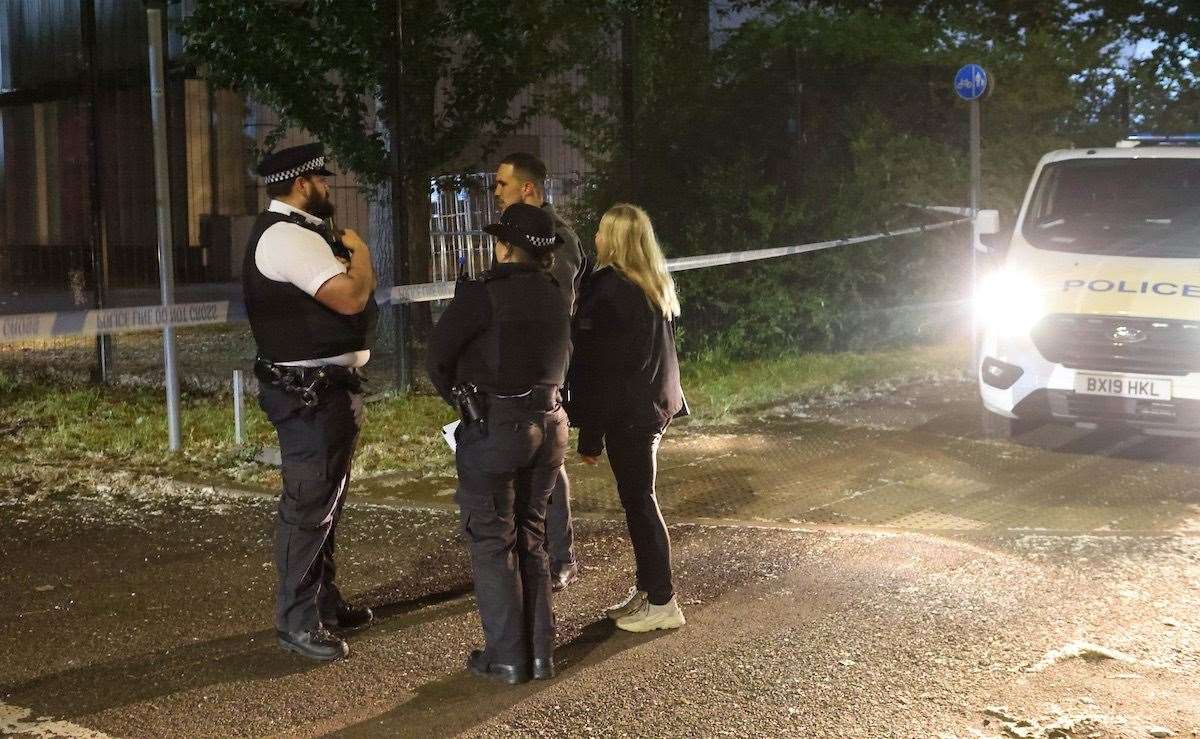 Residents called police after hearing two shots ring out last night. Photo: UKNIP