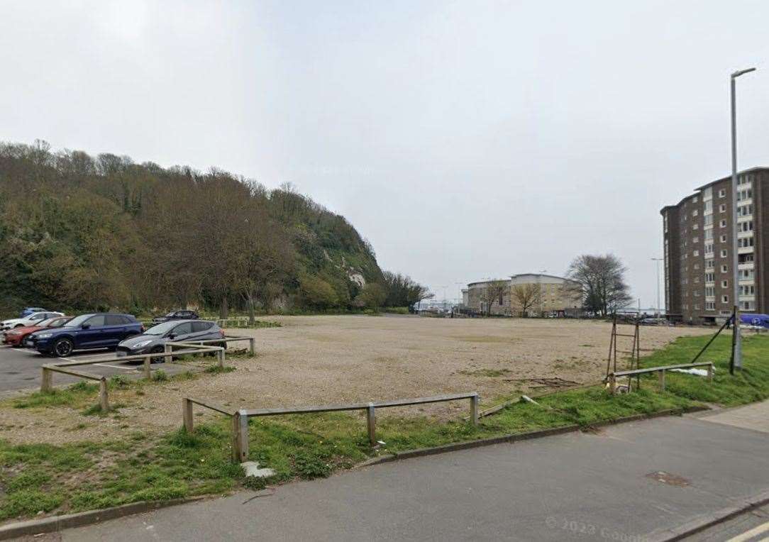 The site has remained empty since Dover Leisure Centre was knocked down. Picture: Google