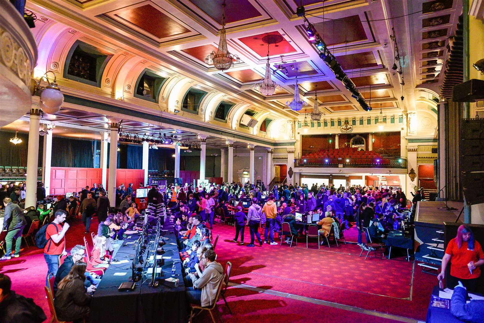 The main hall retains a splendour which rivals any other major venue in the county