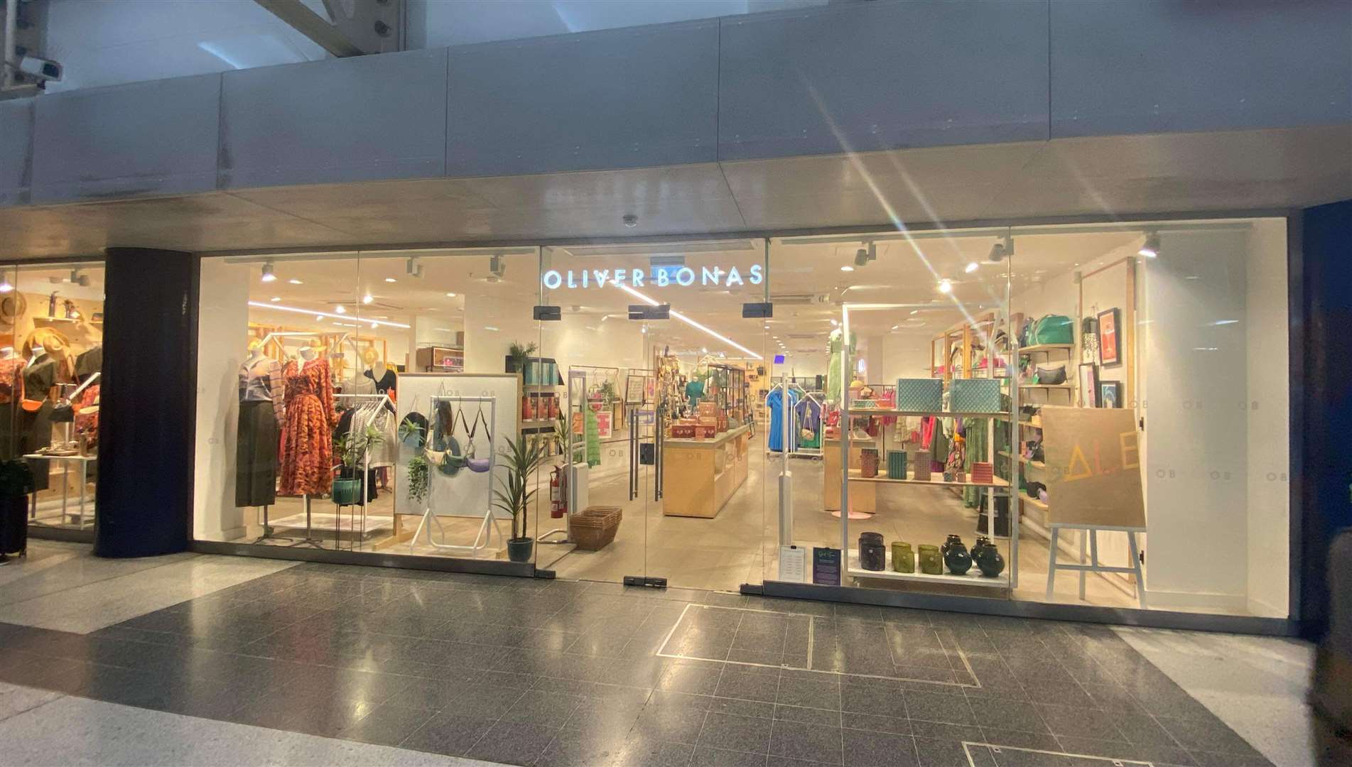 The Oliver Bonas store in London's Liverpool Street