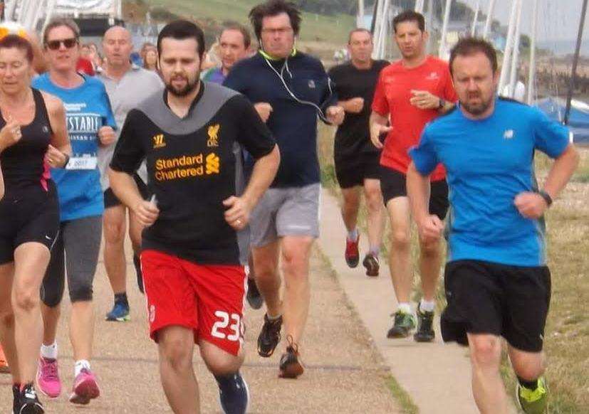 Martin Bell training for Liverpool Marathon