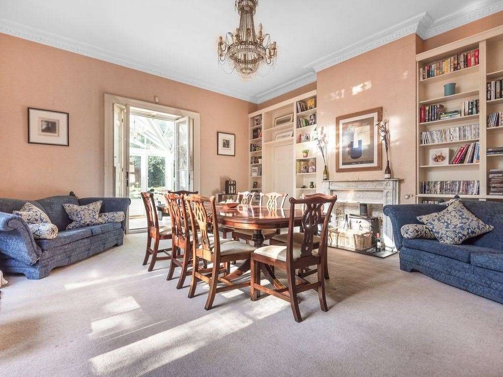 Dining room in a historic Ramsgate residency. Photo: Zoopla