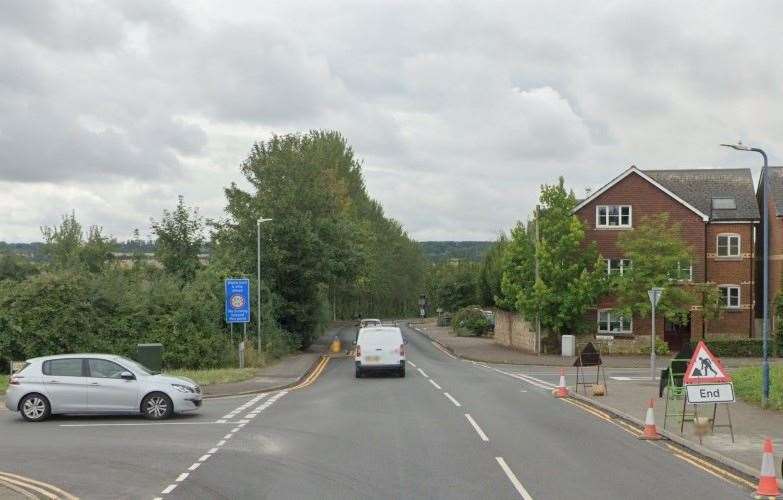 Farleigh Lane in Maidstone at the junction with Gatland Lane (left) and Glebe Lane. Picture: Google
