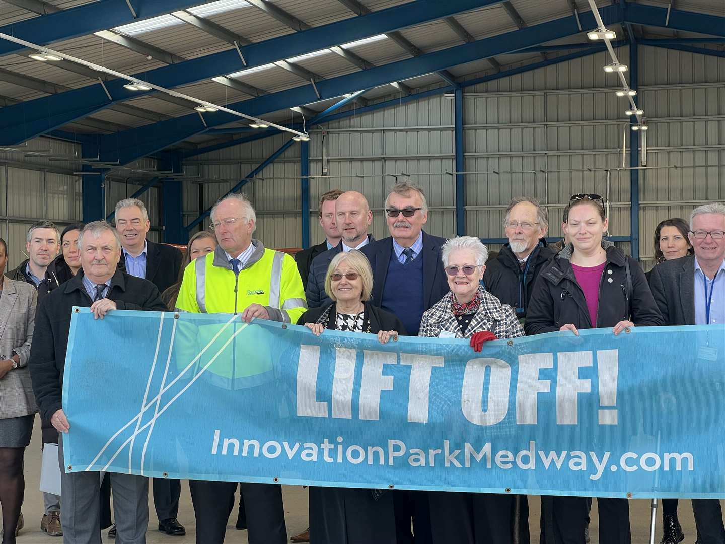 Medway Council held an event to show people the new facilities at Rochester Airport and the progress on part of Innovation Park