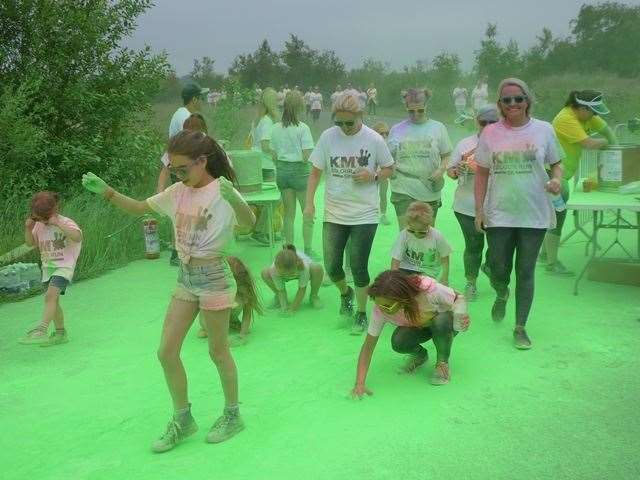 The KM Colour Run takes place at Betteshanger Park near Deal on Sunday, June 9 (10798971)