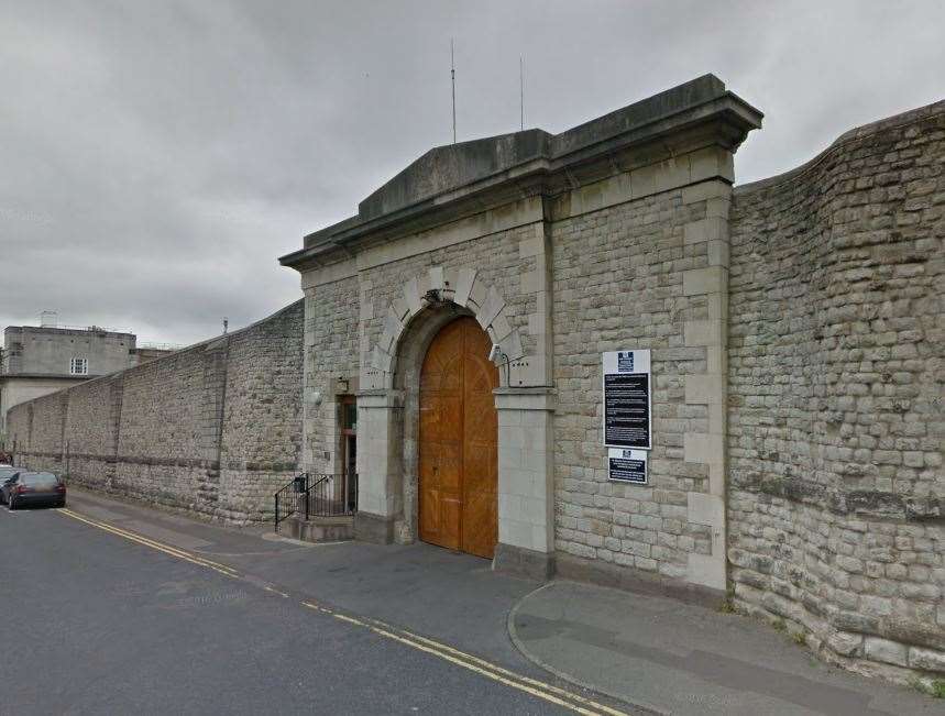 Maidstone Prison, behind the walls of which Reg Kray served a number of years of his sentence