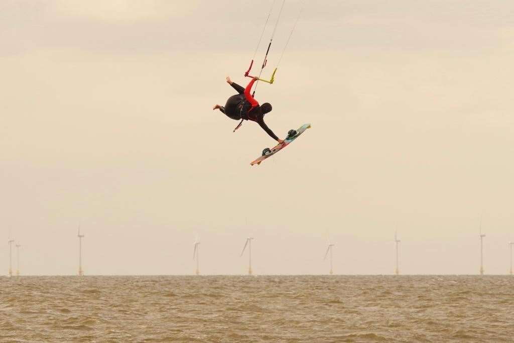 Mattia Maini will join his older sister at the National Freestyle Kitesurfing Championships in Ramsgate next weekend