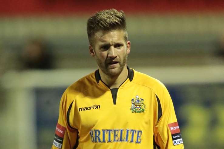 Mark Lovell is in the Maidstone squad to play Wrexham Picture: Martin Apps