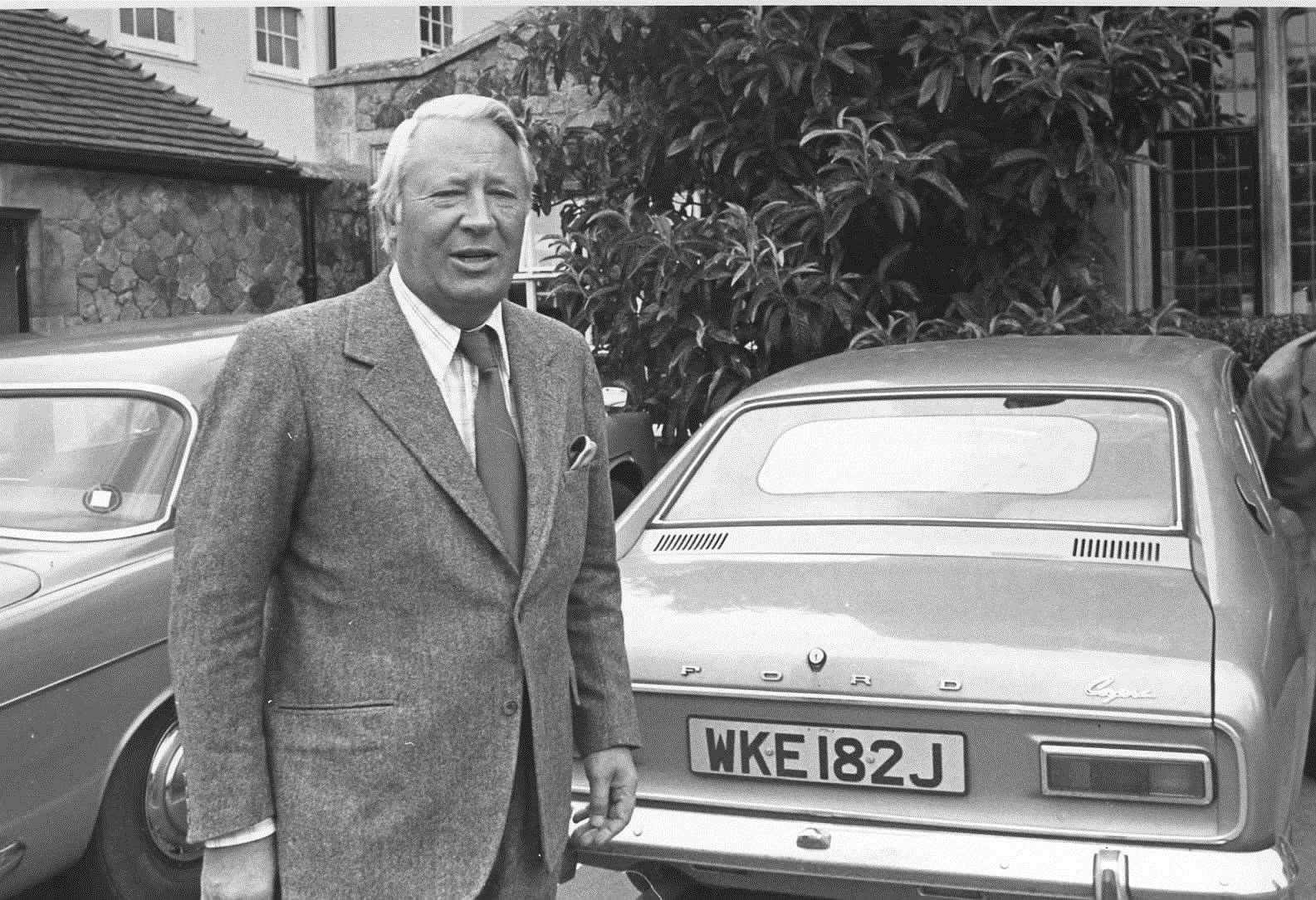 Ted Heath, Prime Minister from 1970 to 1974, grew up in Broadstairs and frequented the Tartar Frigate pub