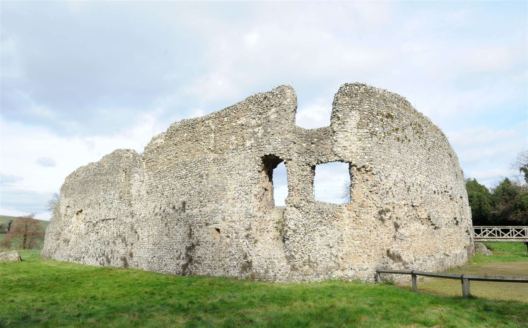 The ruins of Eynsford Castle are one of Kent’s last standing Norman structures. Picture: Simon Hildrew