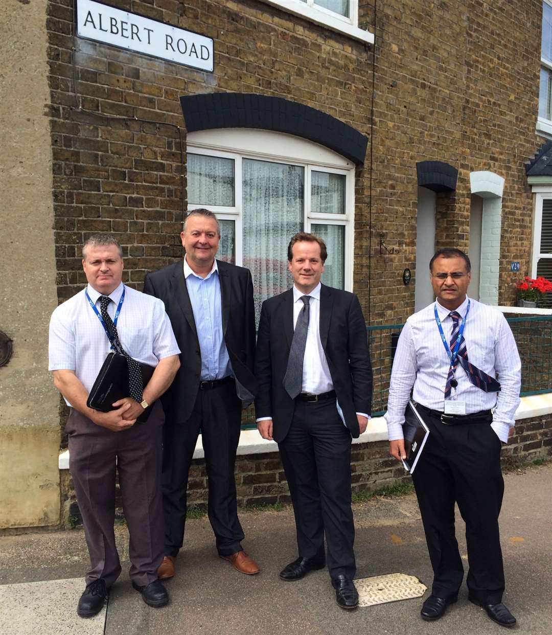 Charlie Elphicke has met with Southern Water chiefs in the long battle to tackle flooding at Albert Road