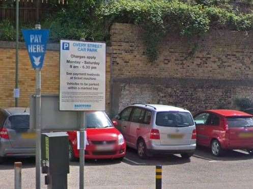 Overy Street car park in Dartford is among those where fees will be scrapped. Picture: Google