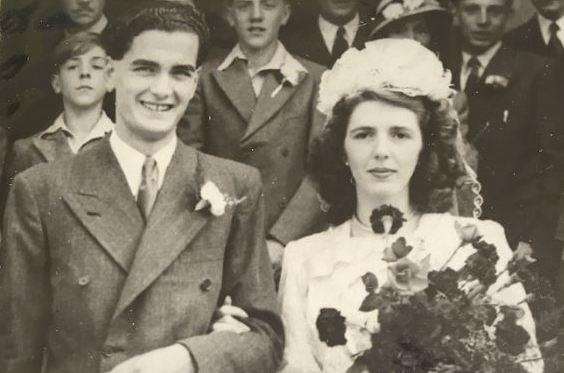 Ted and Bobbie wed in 1948