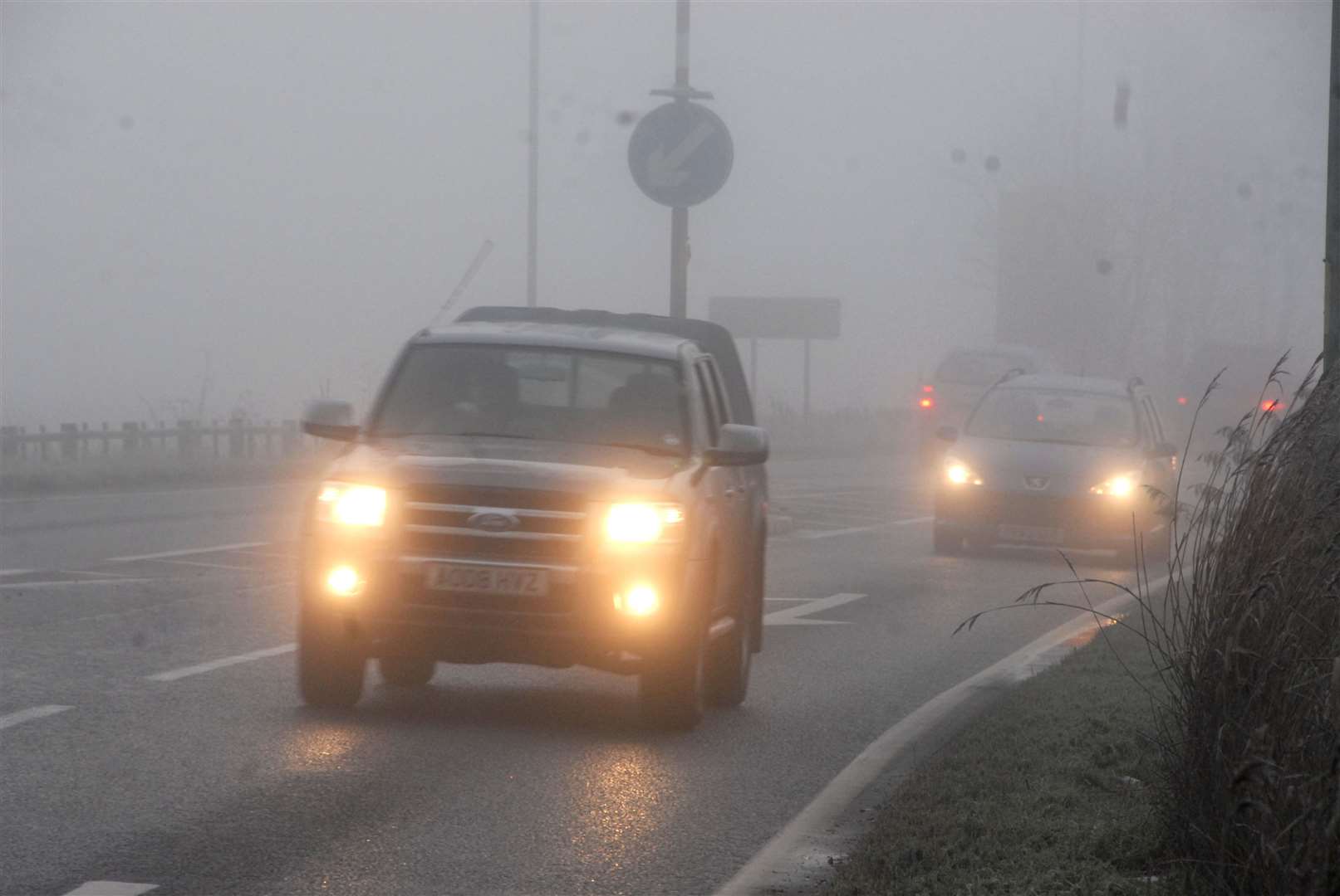 Foggy conditions are expected across the county. Stock image.