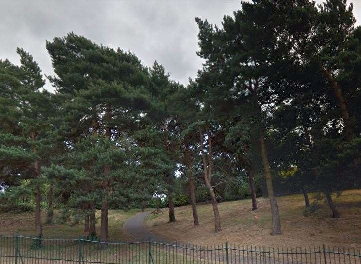 The 15-year-old was allegedly raped in a park. Google Street View
