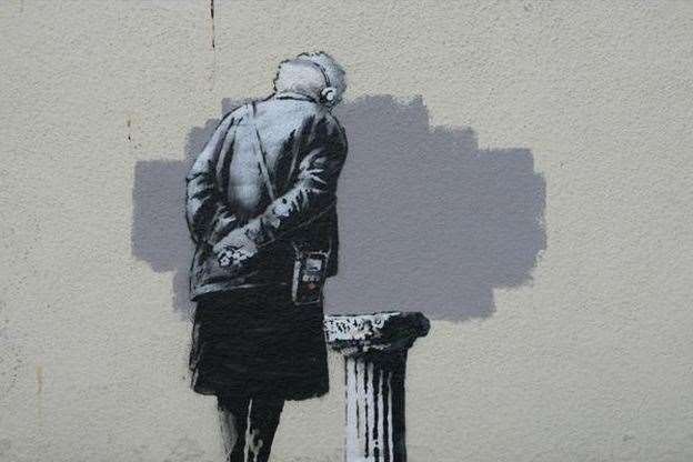 Banksy's Art Buff in Folkestone