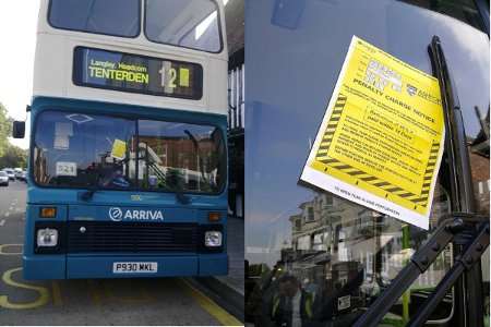 Bus ticketed in Tenterden