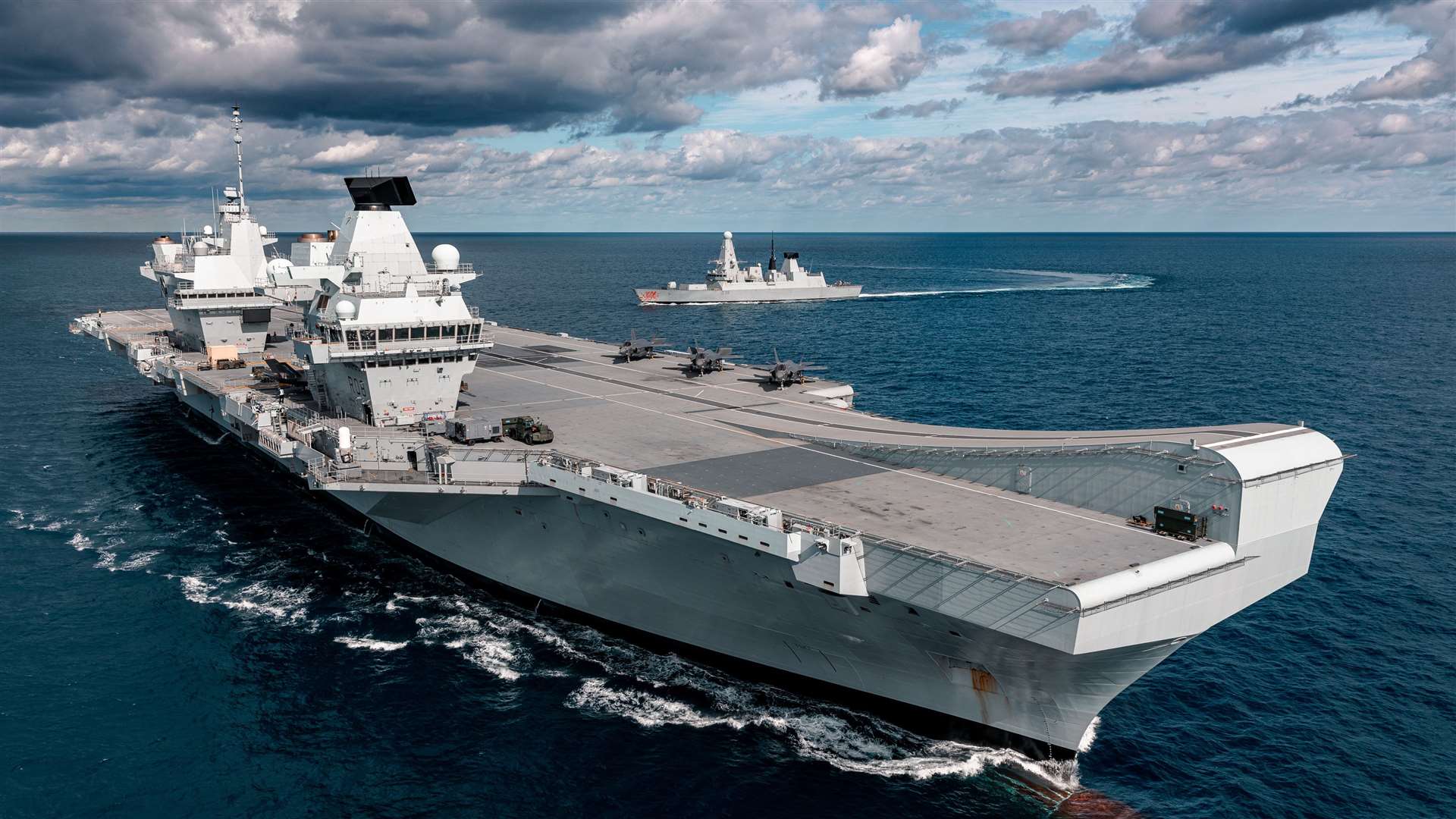 The carrier HMS Queen Elizabeth (LPhot Daniel Shepherd/MoD/PA)