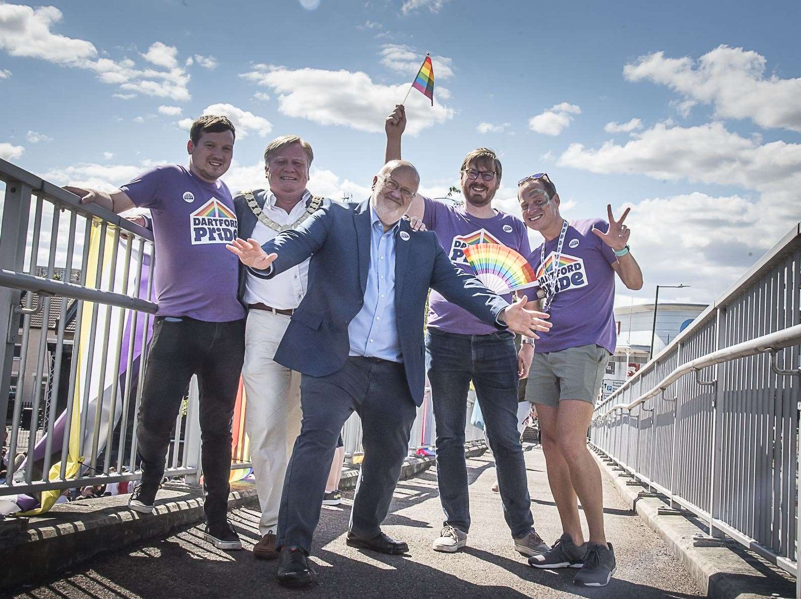 Cllr Jeremy Kite and the team for Dartford Pride