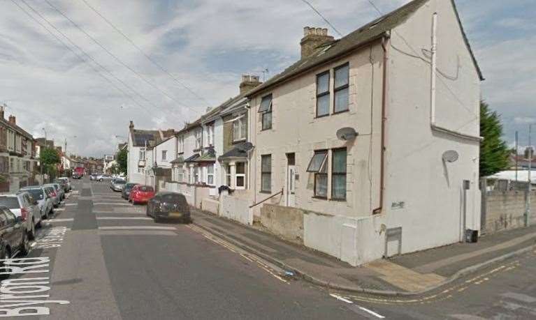 A fire started in Byron Road, Gillingham, after a tenant fell asleep with a cigarette. Picture: Google Maps
