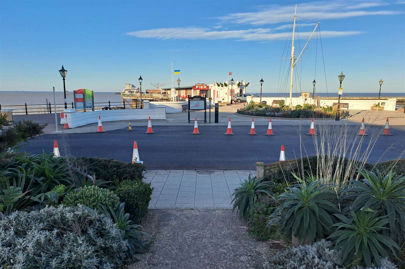 Events will be held on the new square opposite Herne Bay Pier