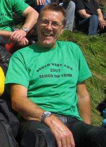 Alan Osborne, who died in a motorcycle crash on the Isle of Man