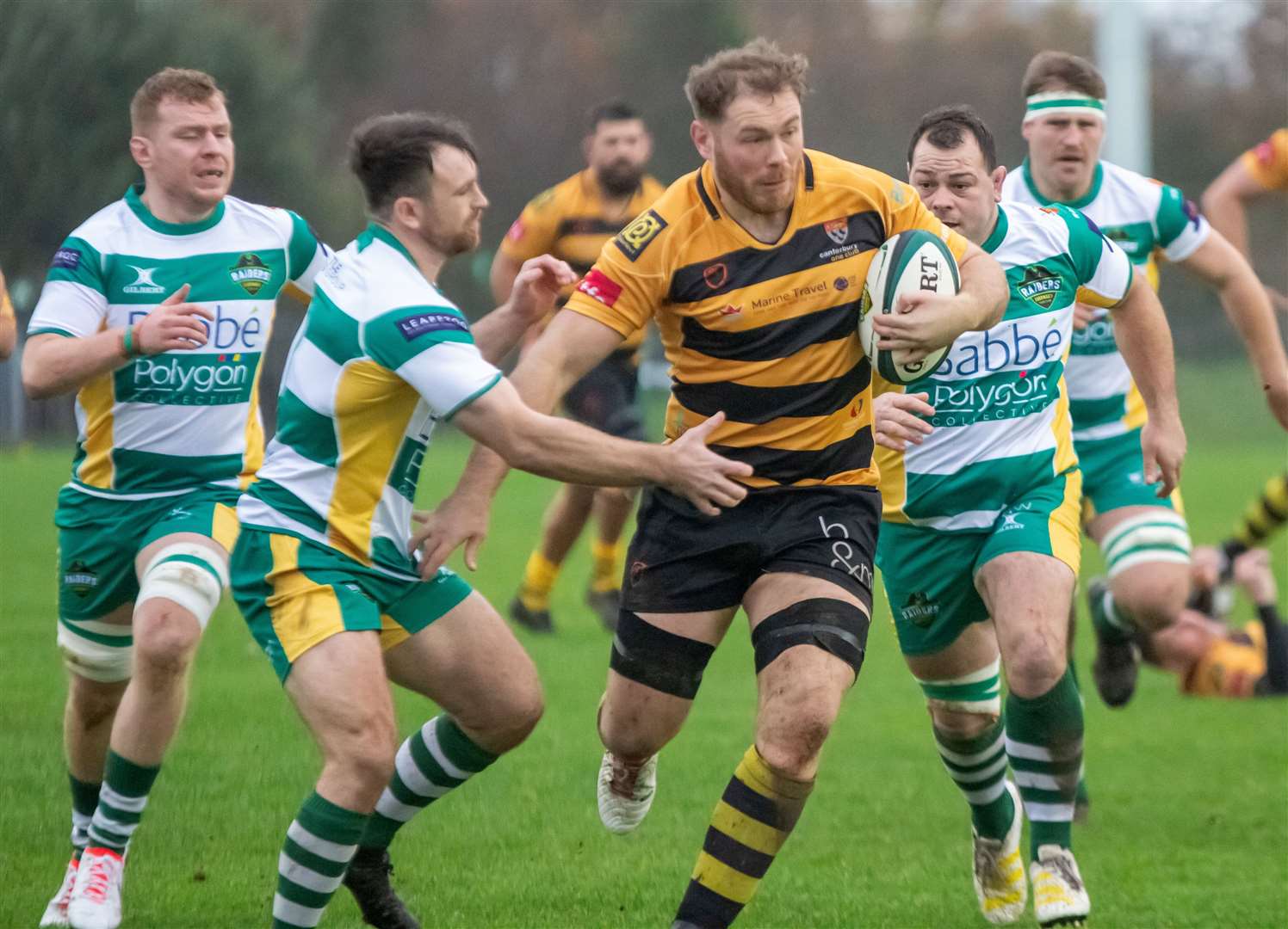 Canterbury conquered hosts Guernsey 34-10 last weekend - their third win in a row Picture: Phillipa Hilton