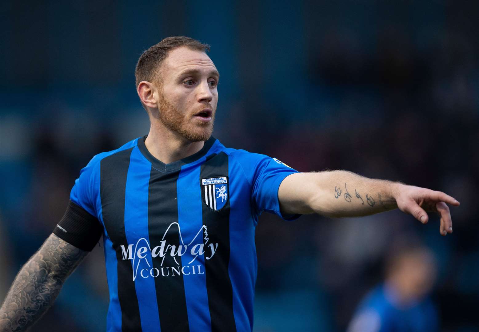 Barry Fuller impressed for Gillingham against Charlton Picture: Ady Kerry