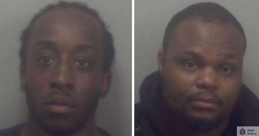 Simeon Theodule (left) and Bernard Omolafe (right). Image: Kent Police (2261605)