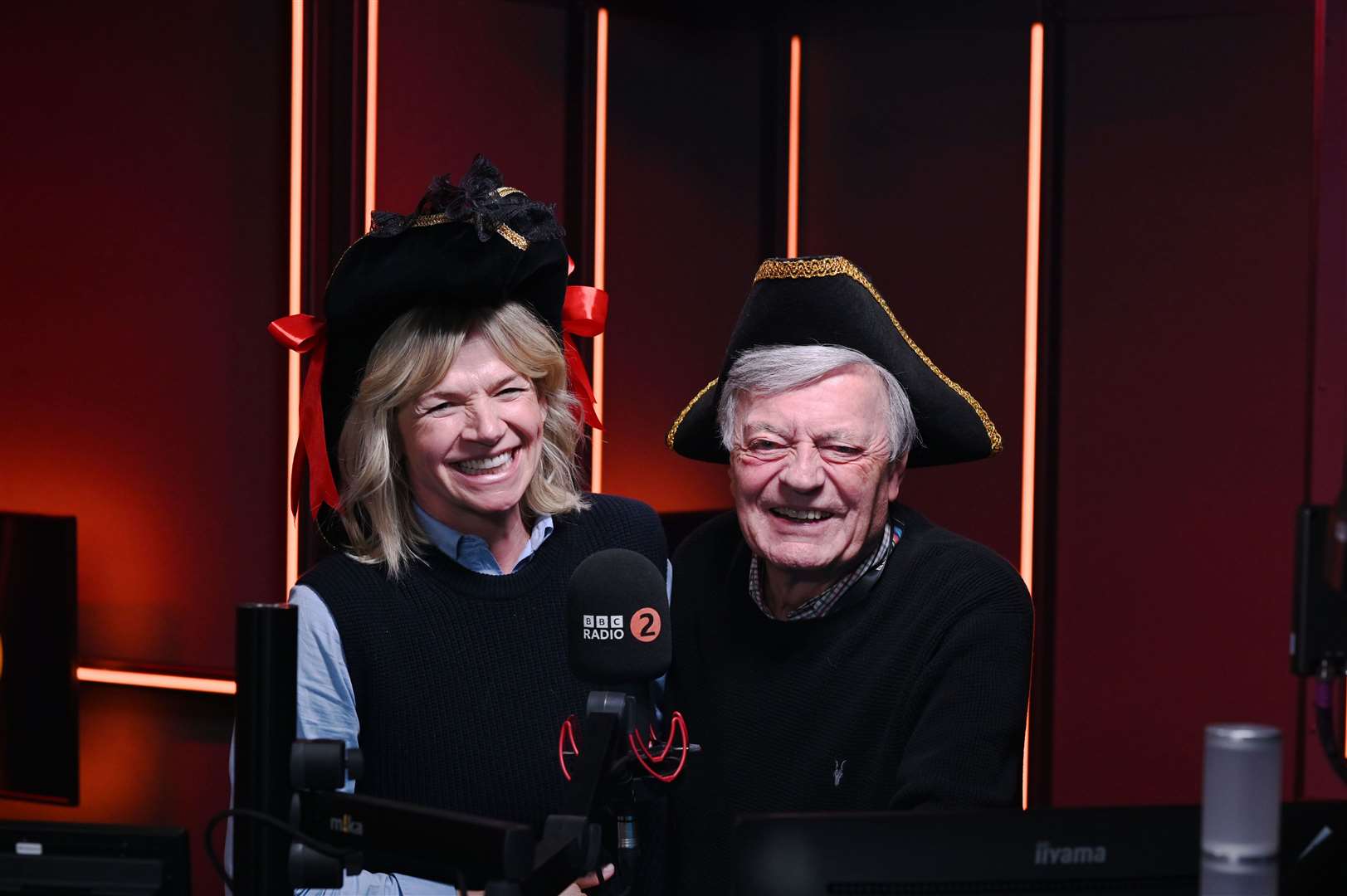 Zoe Ball and Tony Blackburn on Thursday’s show (BBC/PA)