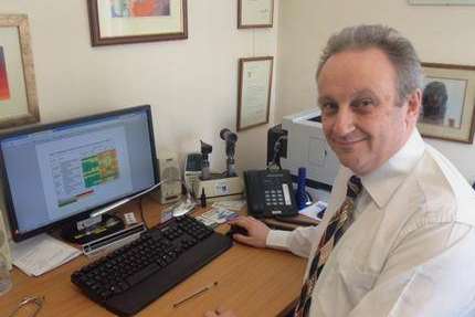 Dr Julian Spinks at his Strood surgery