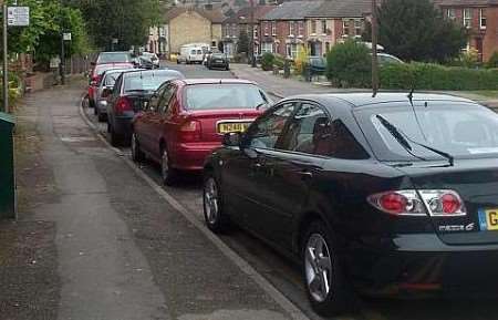 Thirty cars in Church Road, Tovil, near Maidstone, had their tyres slashed in one night in April. Picture: EMILY HALL