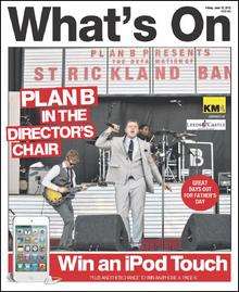 Plan B stars on this week's What's On cover