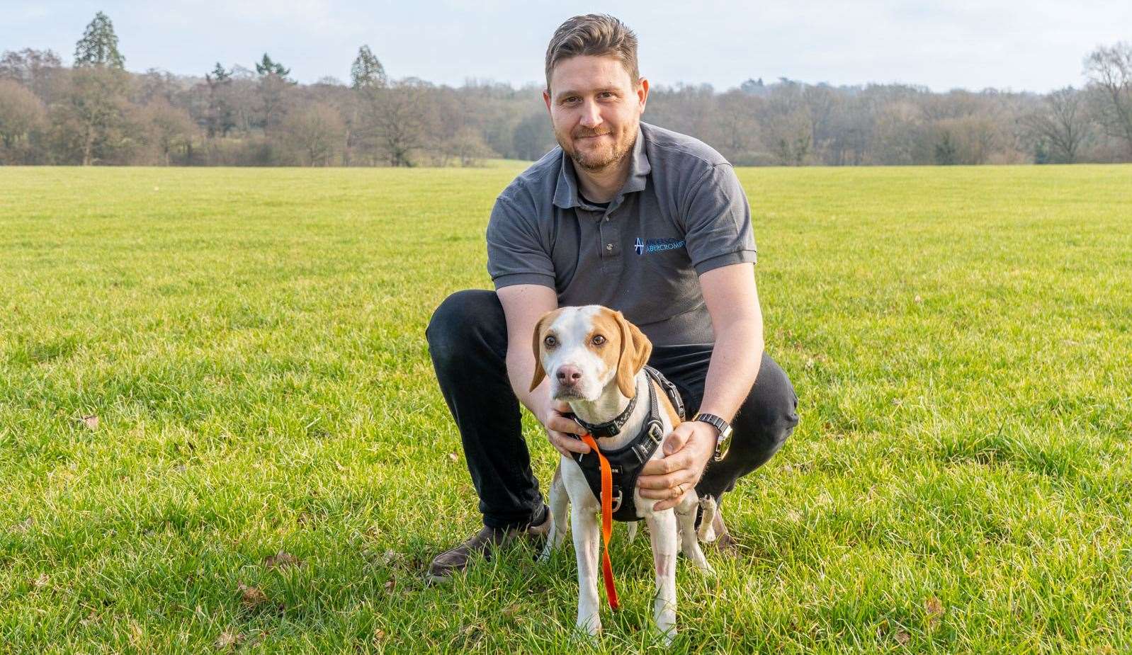 Ronnie, a beagle from Tunbridge Wells, was helped by surgeon Federico Piccino from Anderson Abercromby Veterinary Referrals