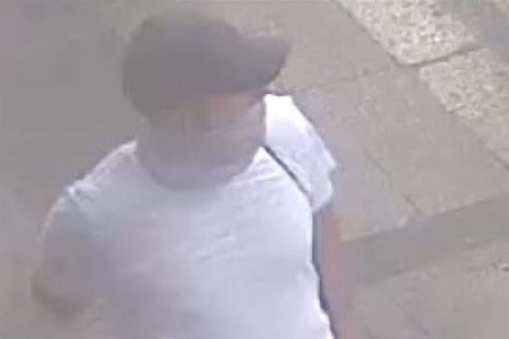 Officers would like to speak to the man in these CCTV images. Photo: Kent Police