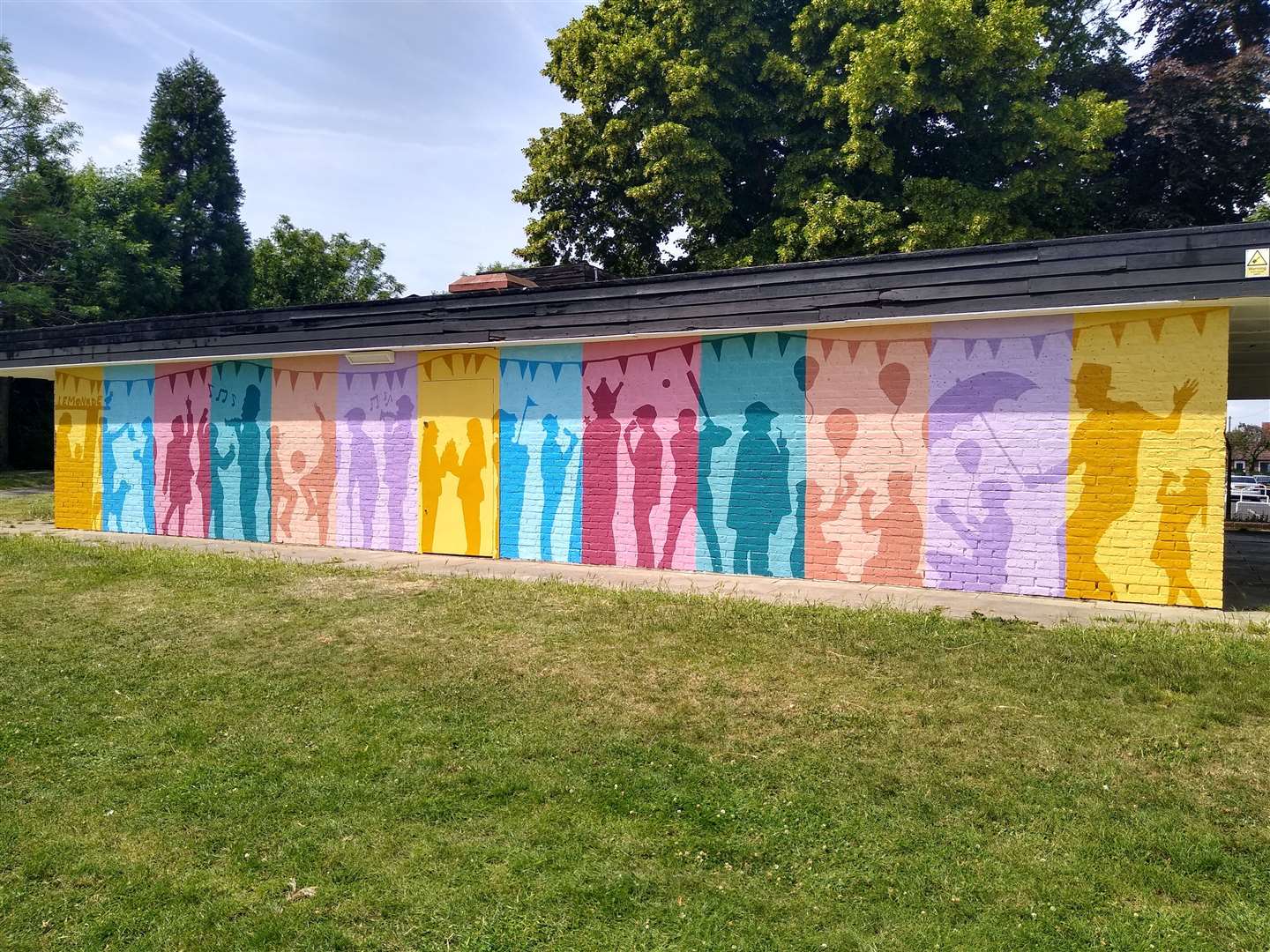 The completed mural at Rainham Recreation Ground. Picture: Cllr Martin Potter