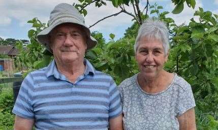 Allotment holders Tony and Sandra Grieve said they were never consulted about Project A