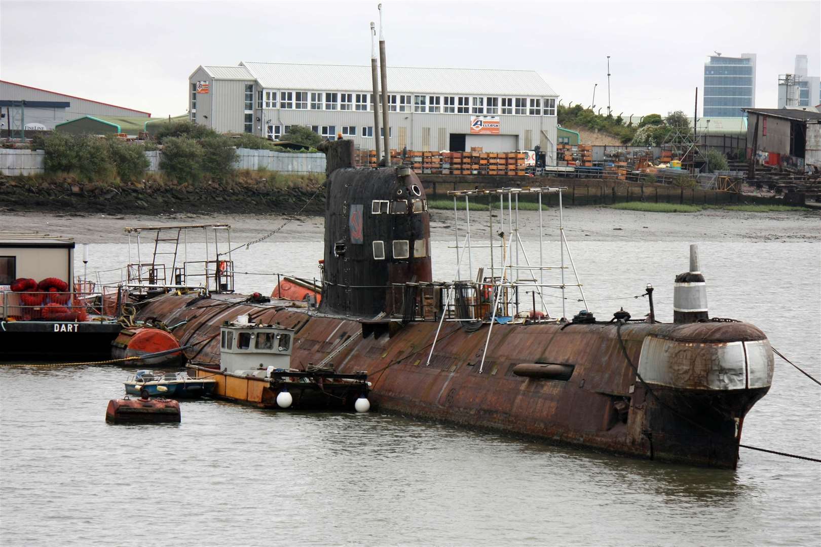 The Black Widow submarine at Strood