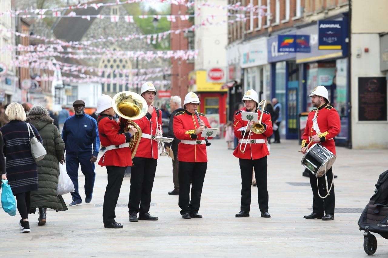The St George's day celebrations in Dartford Photo: Cohesion Plus