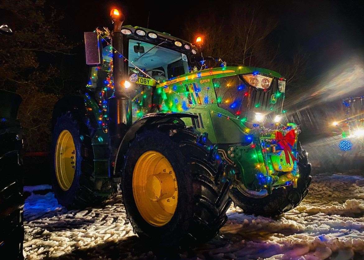 The festive parade will take place on Sunday, December 17. Picture: Weald of Kent Young Farmers